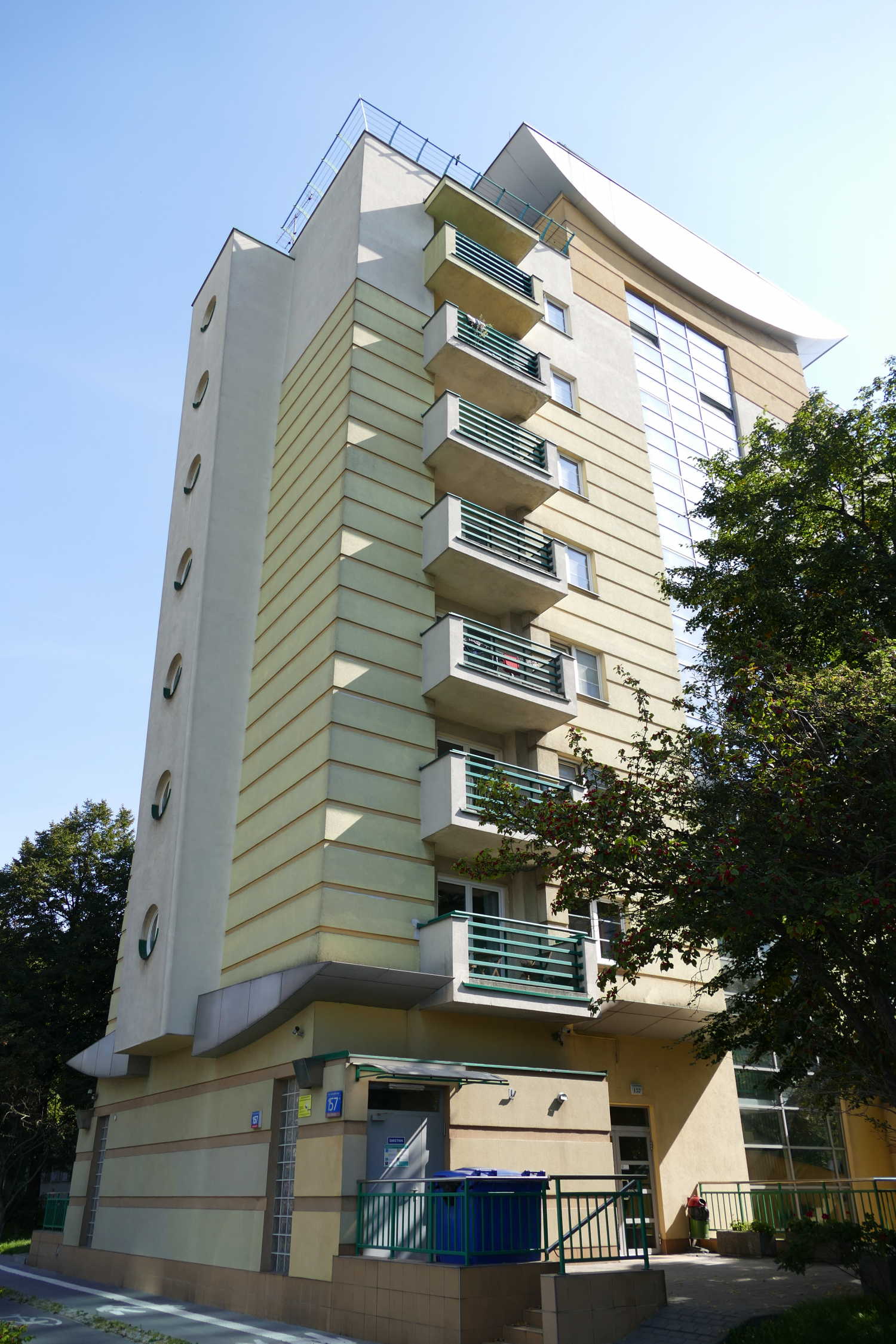 Zdjęcie architektury budynku Budynek mieszkalny